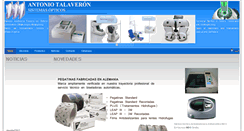 Desktop Screenshot of antoniotalaveron.com