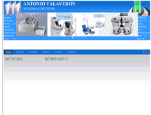 Tablet Screenshot of antoniotalaveron.com